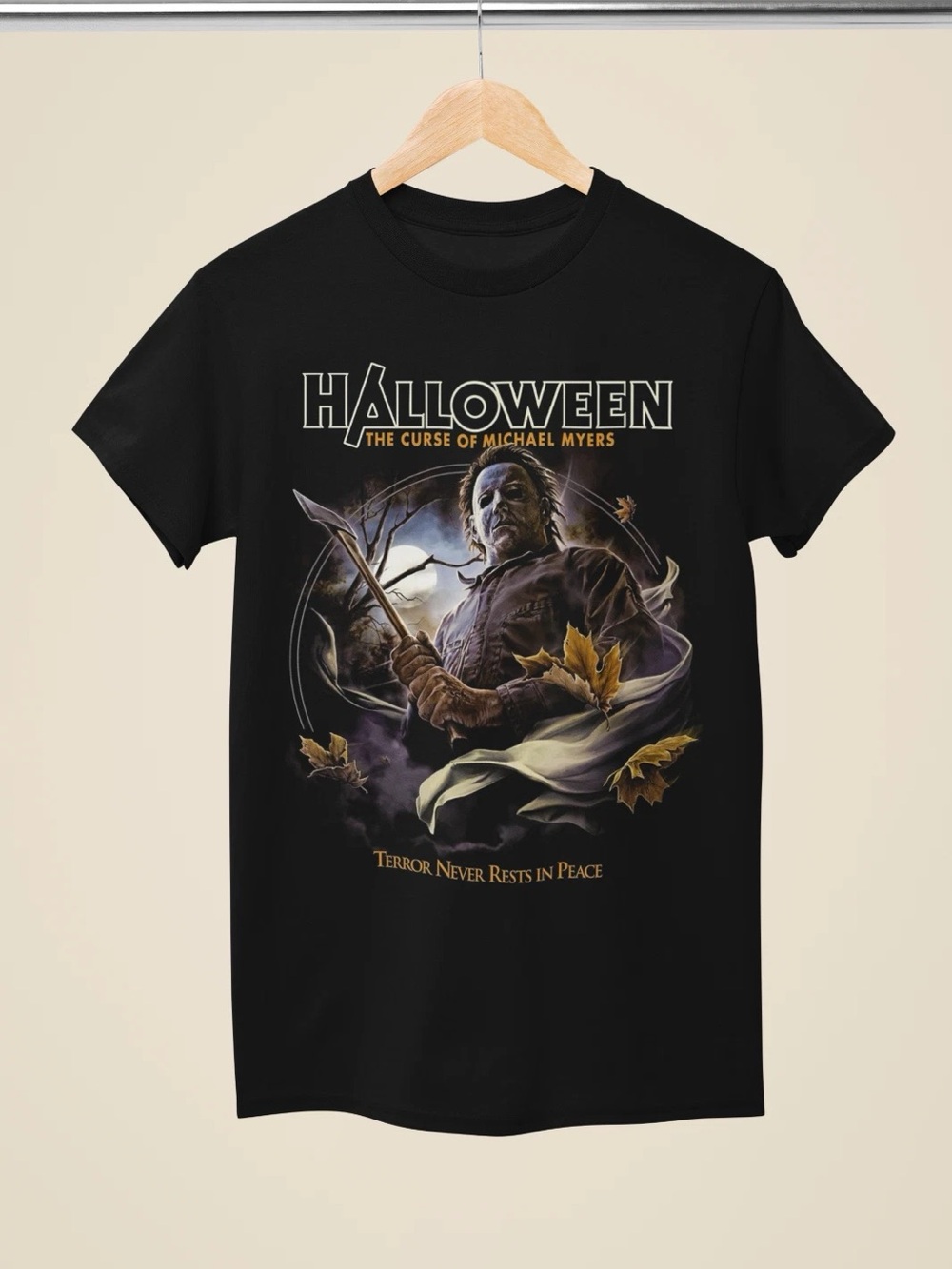 Gildan Black Halloween Michael Myers Graphic Tee